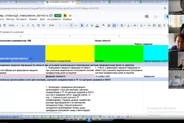 Регіональна організаційна сесія